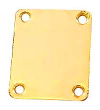 Neck Plate, Vintage Style Plain, Gold, (raw part)