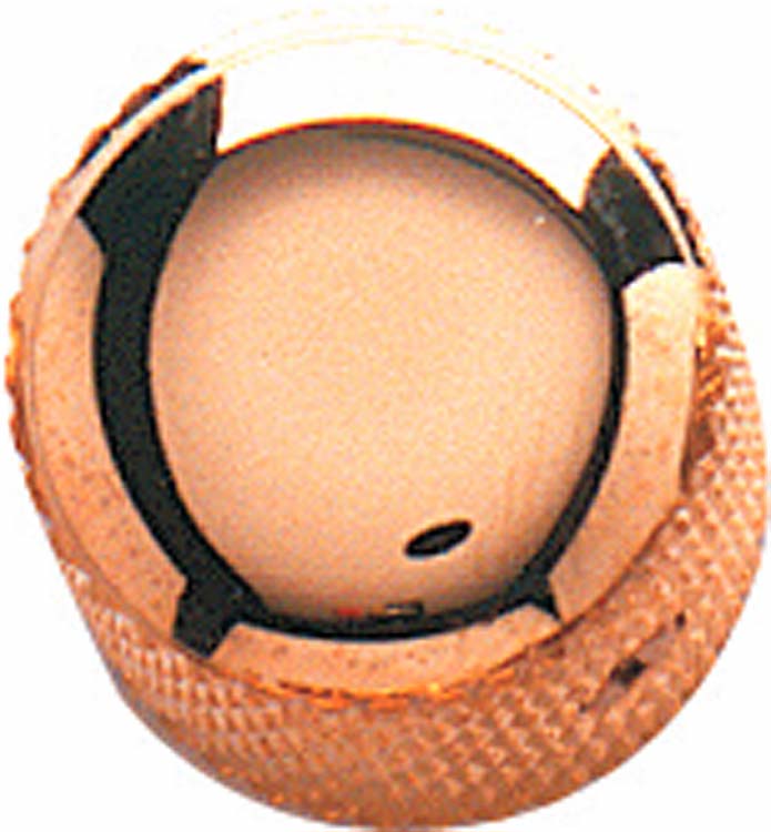 Tele®/P. Bass® Dome Knobs, (2) Gold, (2 pcs.) Tele®/P. Bass® Dome Knobs, (2) Gold, (2 pcs.)
